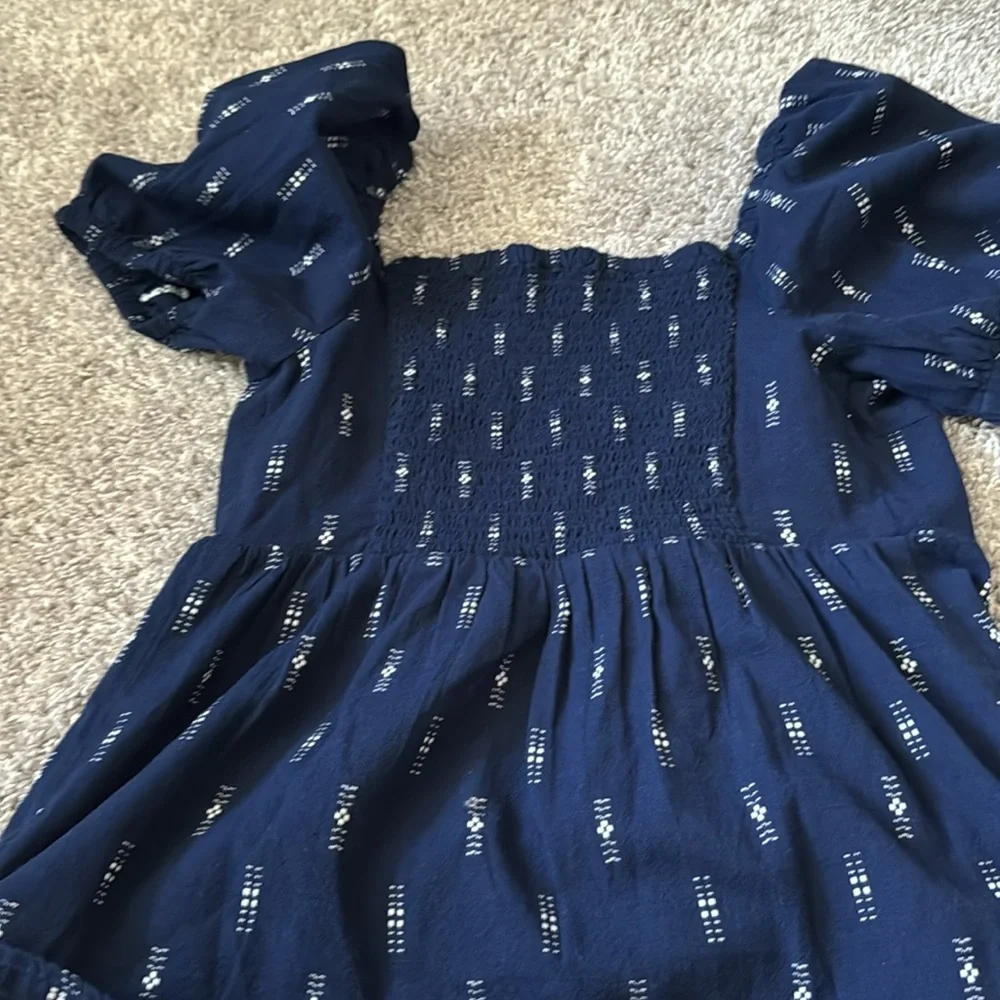 Madewell navy blouse
